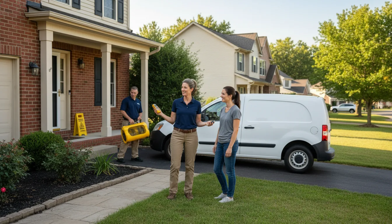 Water restoration image for Fire And Smoke Damage Restoration in Blissfield, OH